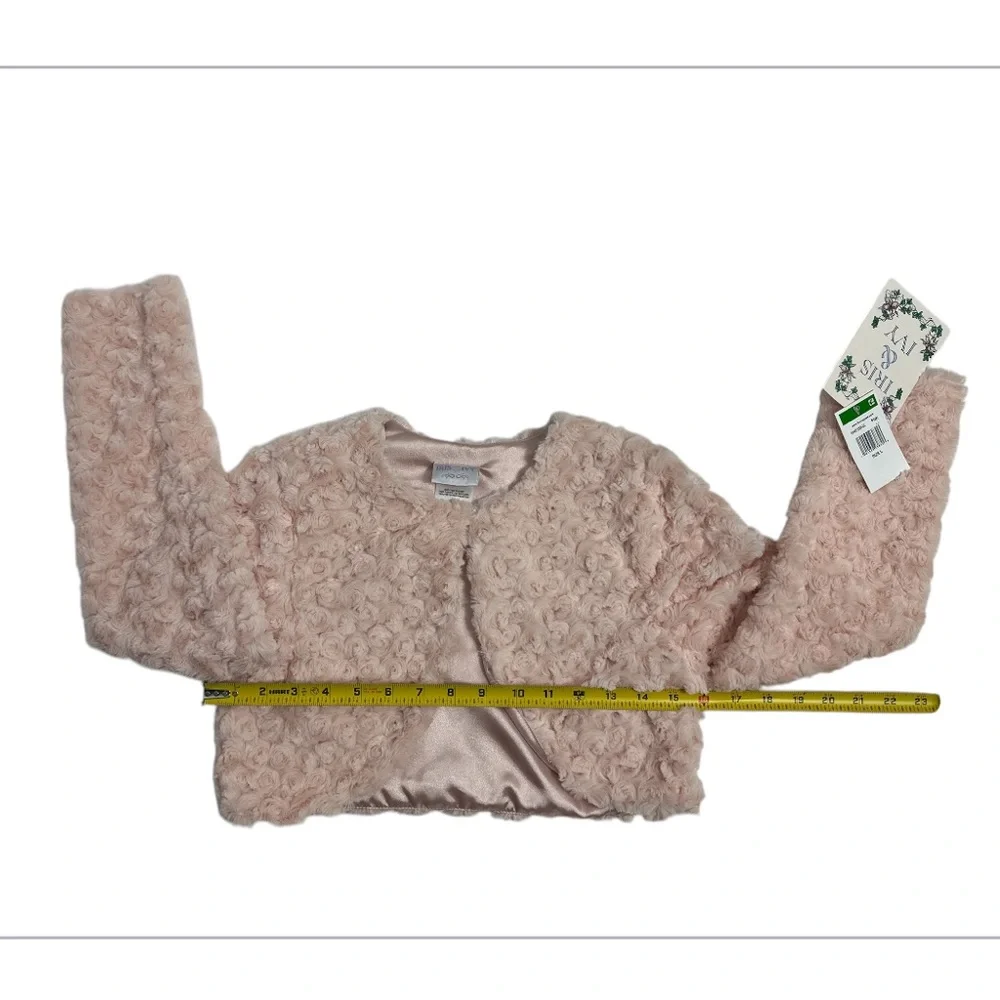 IRIS & IVY Faux Fur Dress Cardigan GIRLS, Size‎ LARGE